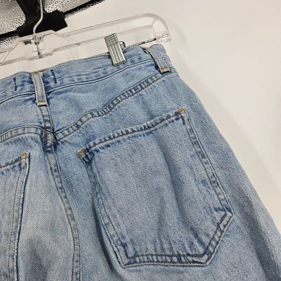 Agolde Jeans Blue Jamie High-Rise Distressed Light Wash Skinny Denim Size 23 - Picture 4 of 6